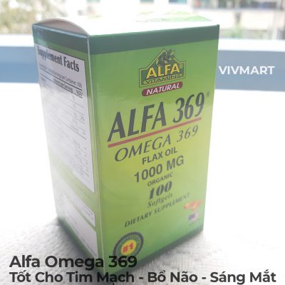 Alfa Omega 369 - Tốt Cho Tim Mạch Bổ Não Sáng Mắt-3a