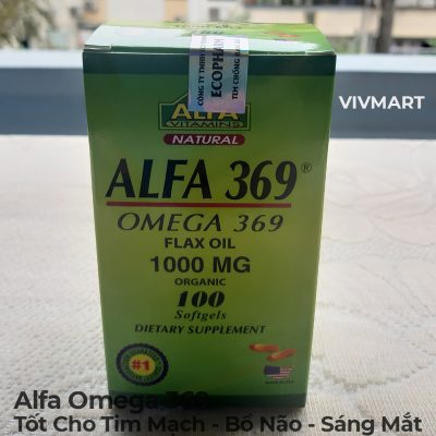 Alfa Omega 369 - Tốt Cho Tim Mạch Bổ Não Sáng Mắt-4a