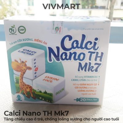 Calci Nano TH Mk7 - Tăng chiều cao ở trẻ, chống loãng xương cho người cao tuổi-2a