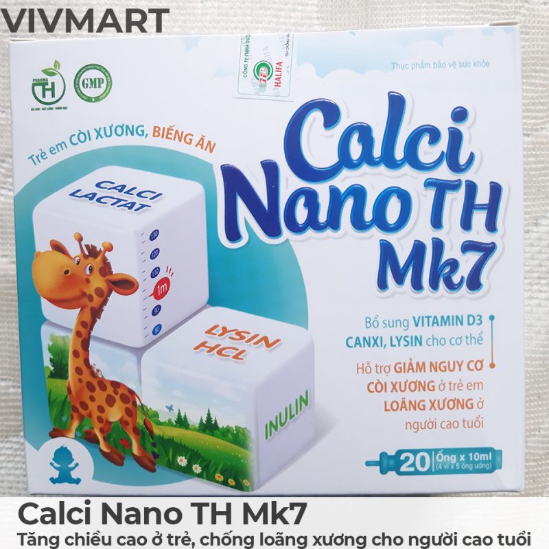 Calci Nano TH Mk7 - Tăng chiều cao ở trẻ, chống loãng xương cho người cao tuổi-9a