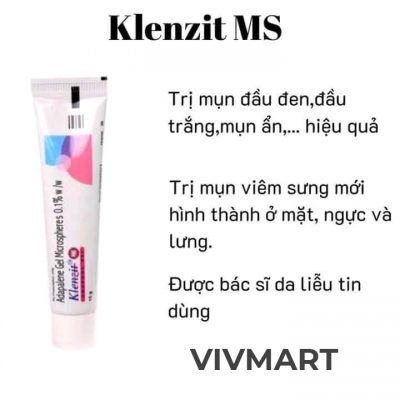 Gel Trị Mụn Ẩn Mụn Trứng Cá Klenzit MS-22