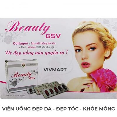 Viên Uống Đẹp Da Đẹp Tóc Beauty GSV-4