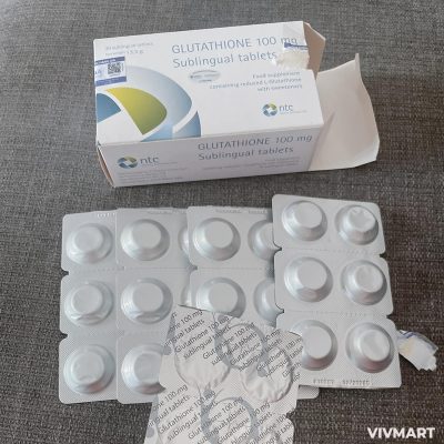 Viên Ngậm Trắng Da Glutathione 100mg-5