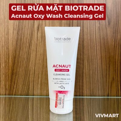 Gel Rửa Mặt Biotrade Acnaut Oxy Wash Cleansing Gel Cho Da Dầu Mụn 200ml-2