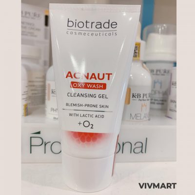 Gel Rửa Mặt Biotrade Acnaut Oxy Wash Cleansing Gel Cho Da Dầu Mụn 200ml-6