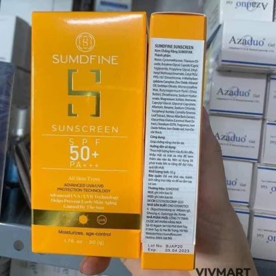 Kem Chống Nắng Nâng Tông Sumdfine Sunscreen SPF 50-5