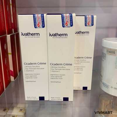 Kem Tái Tạo Phục Hồi Tổn Thương Da Và Ngăn Ngừa Sẹo Cicaderm Cream Ivatherm 40ml-3