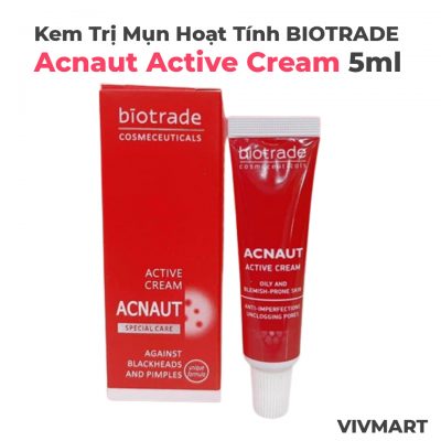 Kem Trị Mụn Hoạt Tính Acnaut Active Cream 5ml-2