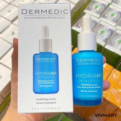 Serum Cấp Ẩm Sâu Cho Da Khô Dermedic Hydrain3 Hialuro Hydrating Serum For Face Neck And Decolltage 30ml-8