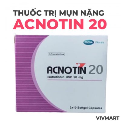 Thuốc trị mụn trứng cá nặng acnotin 20-5