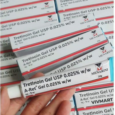 Tretinoin Gel USP Aret 0.025 Điều Trị Mụn Chống Lão Hóa Da-6