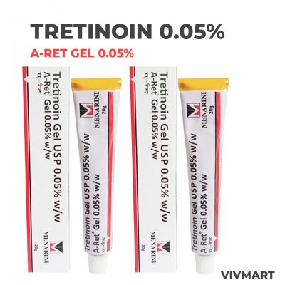 Tretinoin Gel USP Aret 0.05 Điều Trị Mụn Chống Lão Hóa Da-4