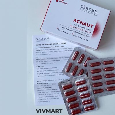 Viên Uống Biotrade Acnaut Giảm Mụn Giảm Dầu-9