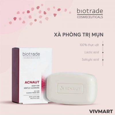 Xà Phòng Trị Mụn Và Viêm Nang Lông Biotrade Acnaut Soap-2