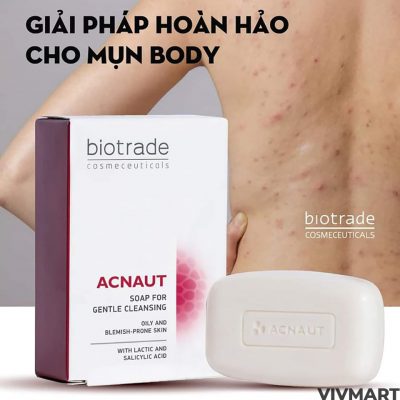 Xà Phòng Trị Mụn Và Viêm Nang Lông Biotrade Acnaut Soap-4