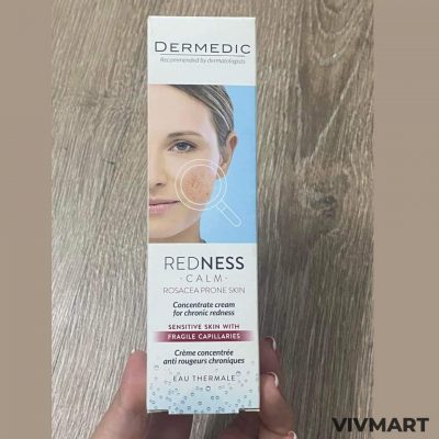 Kem Dưỡng Chống Đỏ Da Dermedic Redness Calm Rosacea Prone Skin Concentrate Cream For Chronic Redness 40ml-4